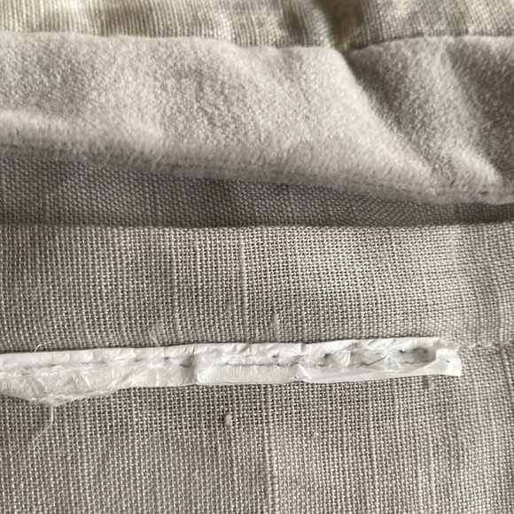 Dinan Wamsutta Vintage 29” Square Linen Decor Bedding Accent Pillow Floral Grey - Picture 10 of 14